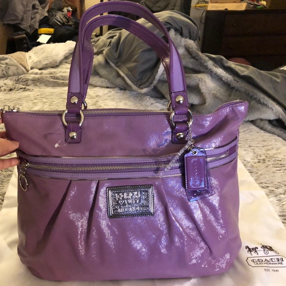 Coach Handbags - New Coach Poppy handbag in light lilac/violet purple